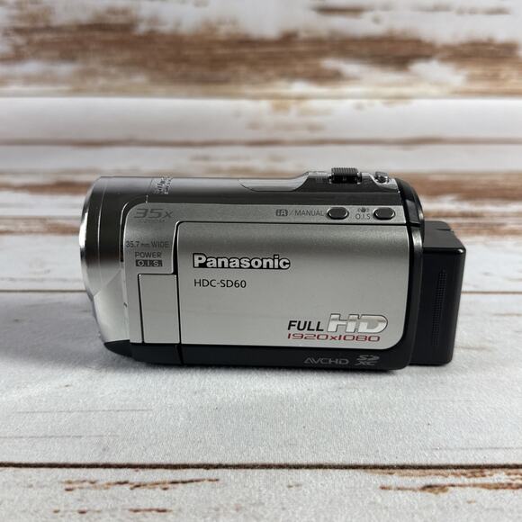 Panasonic HDC-SD60 Handheld HD Camcorder Tested W/Battery No Charger - Picture 1 of 8